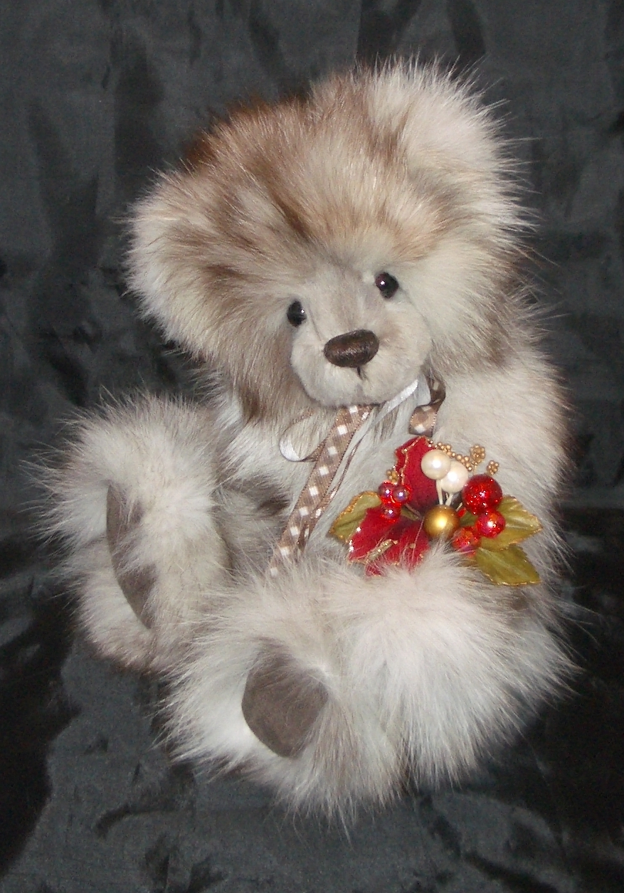 teddy bears out of heirloom materials and furs
